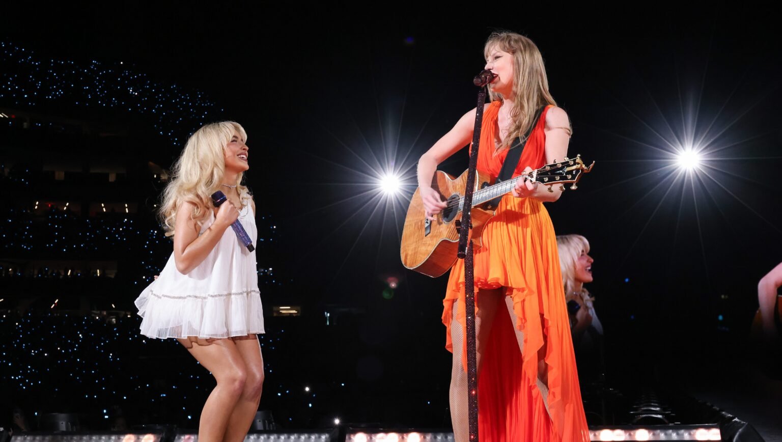 Will Sabrina Carpenter be featured in Taylor Swift's upcoming album? Rumors of TS12 leaking