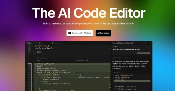 Cursor AI code editor fixed the flaw that allows attackers to execute commands via quick injection