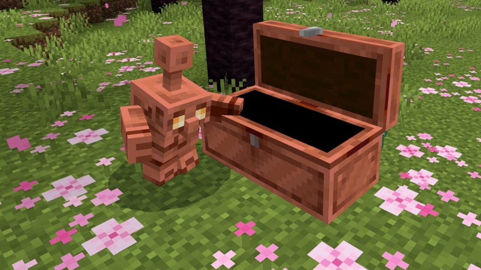 The new Minecraft Bedrock Update adds the highly anticipated copper golem