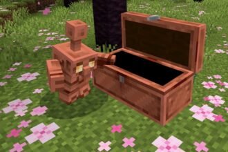 The new Minecraft Bedrock Update adds the highly anticipated copper golem